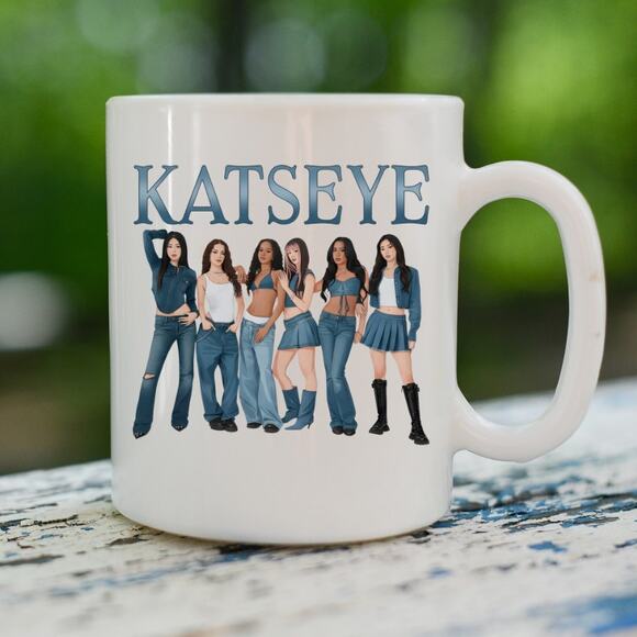 Katseye Music Group Other - Katseye Music Group 15 oz Coffee Mug Pop Beautiful Chaos Katseye 3